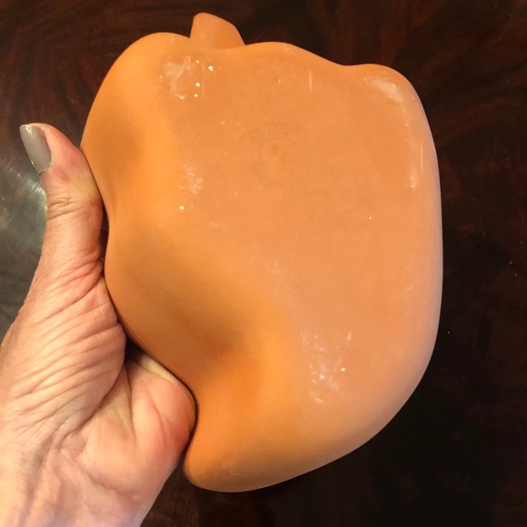 Salsa dish, tera cotta orange, pepper shape - Picture 3 of 4